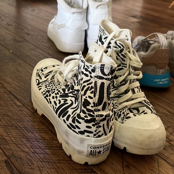 Converse platform high tops blotted pattern - Picture 2 of 2